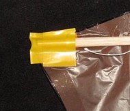 Dowel Diamond - spar taped down