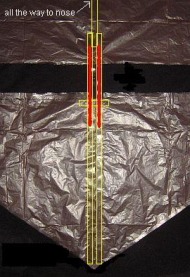 The Dowel Roller - joining the upper and lower sails