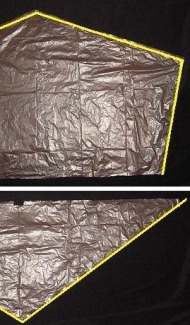 The Dowel Roller - where to tape the sail edges The Dowel Roller - where to tape the sail edges