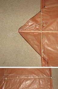 The Dowel Sode - nose section, rigged.