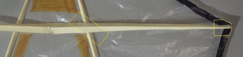 Making the Indoor A-Frame kite - Step 4e