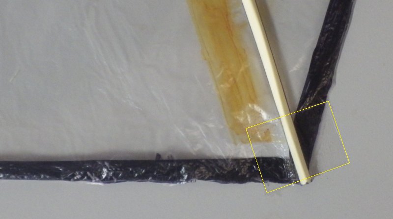 Making the Indoor A-Frame kite - Step 4c