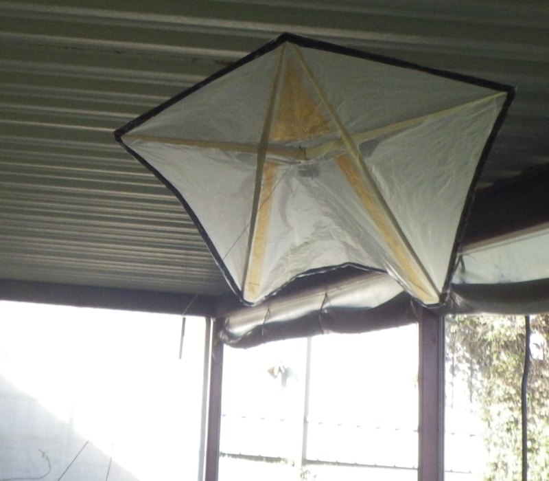 Making the Indoor A-Frame kite - Step 7a