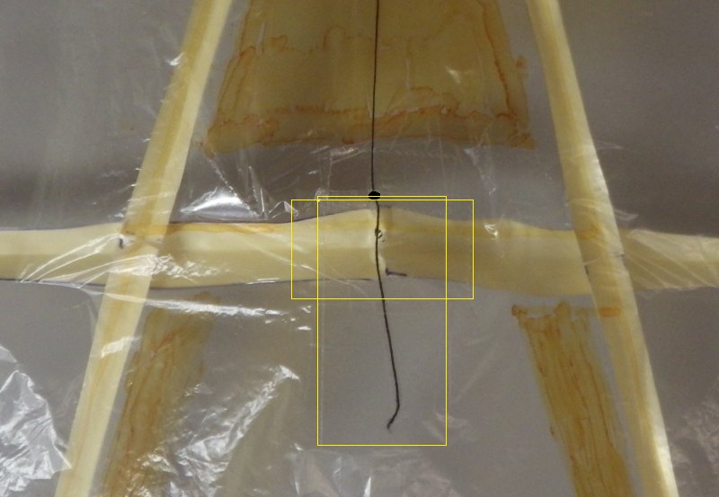 Making the Indoor A-Frame kite - Step 6a