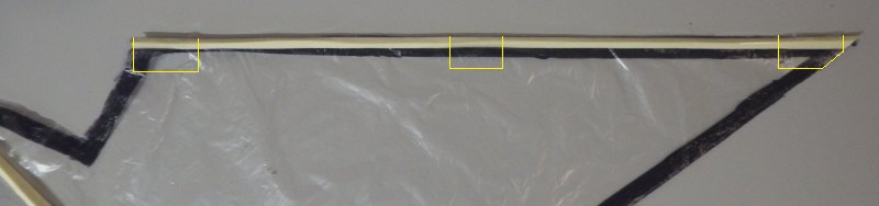 Making the Indoor Bird kite - Step 4e