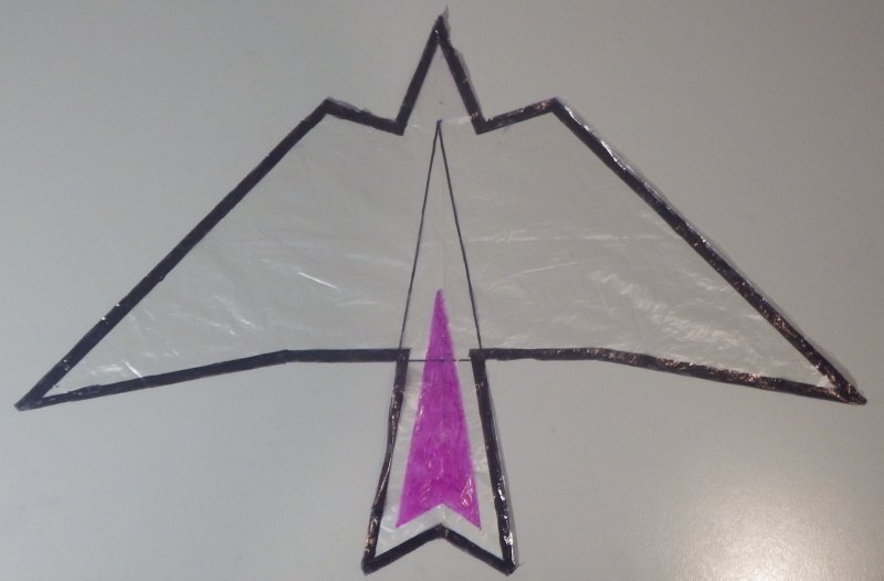 Making the Indoor Bird kite - Step 2b
