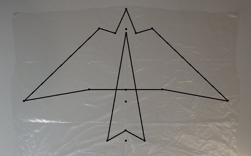 Making the Indoor Bird kite - Step 1d