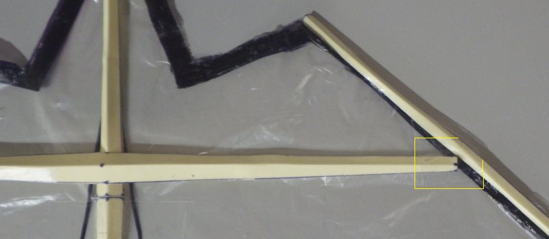 Making the Indoor Bird kite - Step 5a