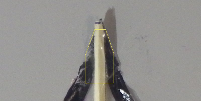 Making the Indoor Bird kite - Step 4b