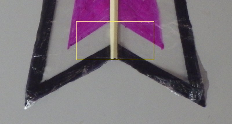 Making the Indoor Bird kite - Step 4c