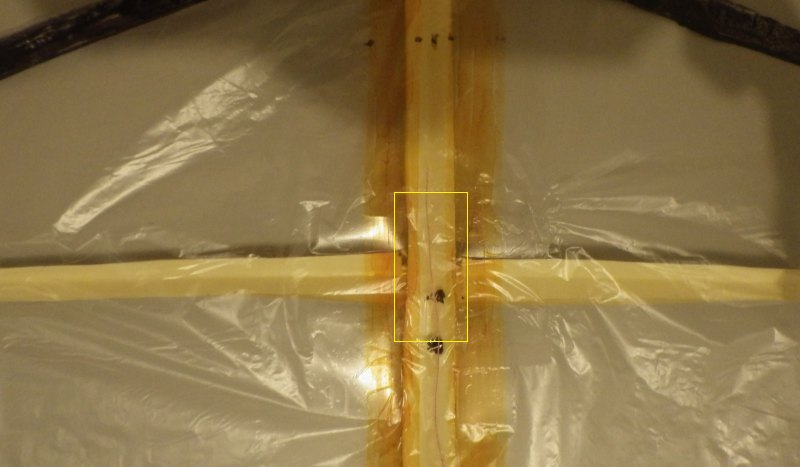 Making the Indoor Diamond kite - Step 6a