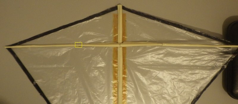 Making the Indoor Diamond kite - Step 5b