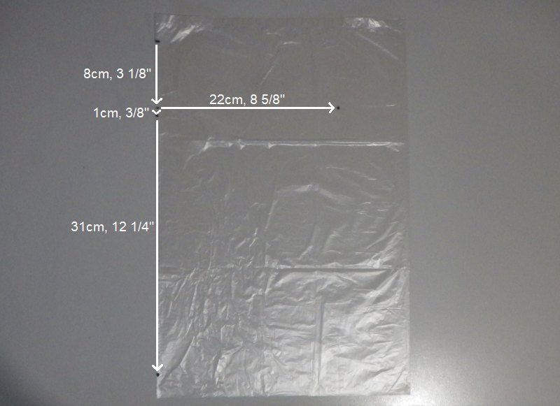 Making the Indoor Diamond kite - Step 1a