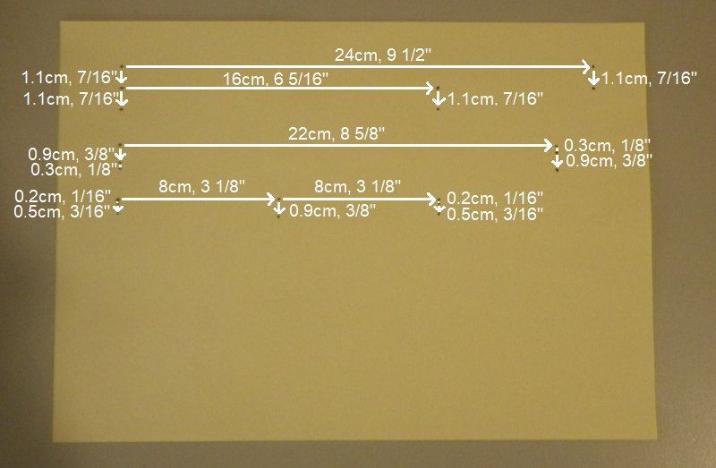 Making the Indoor Diamond kite - Step 3a