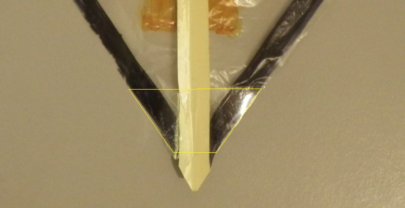 Making the Indoor Diamond kite - Step 4c