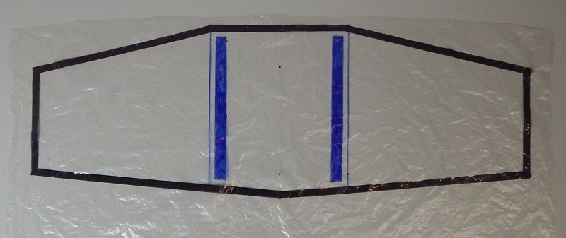 Making the Indoor Genki kite - Step 2a