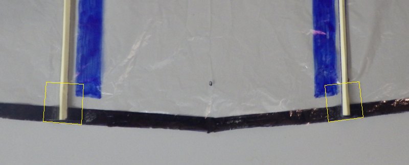Making the Indoor Genki kite - Step 4c