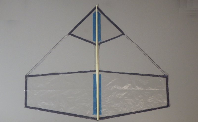 Making the Indoor Canard kite - Step 4a