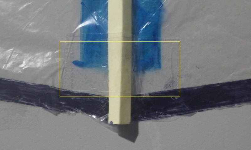 Making the Indoor Canard kite - Step 4c