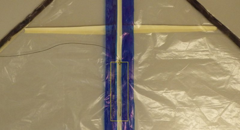 Making the Indoor Delta kite - Step 6a