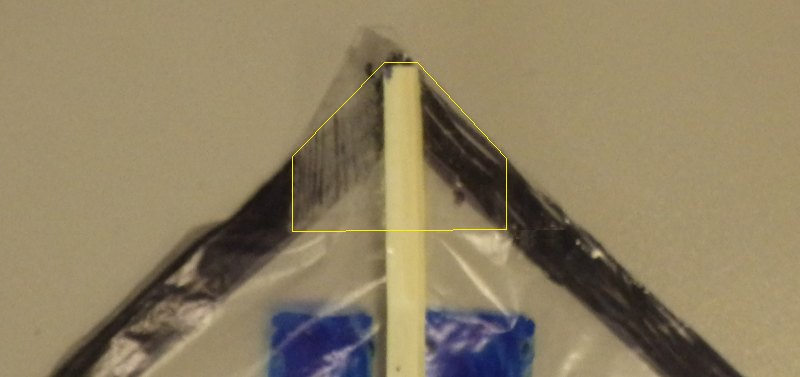 Making the Indoor Delta kite - Step 4b