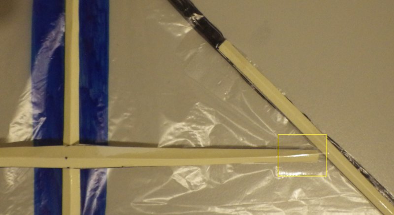 Making the Indoor Delta kite - Step 5a