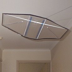 MBK Indoor Bird kite in flight.