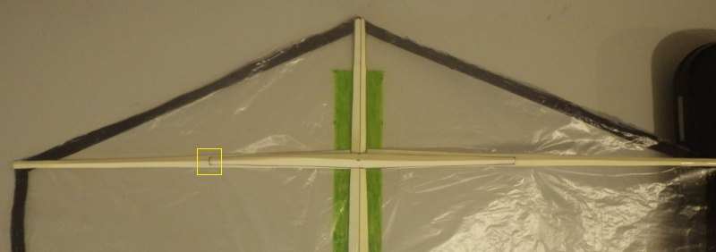Making the Indoor Rokkaku kite - Step 5b