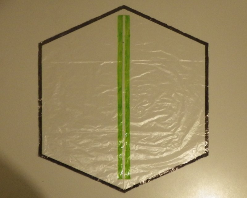 Making the Indoor Rokkaku kite - Step 2b