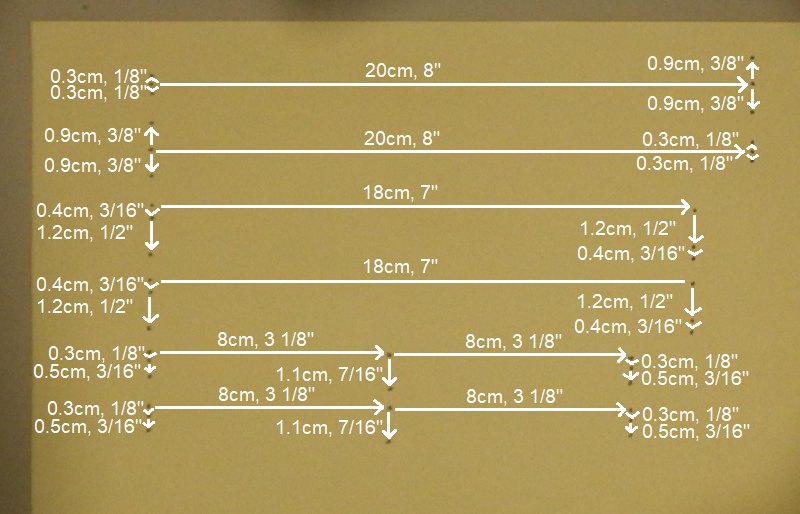 Making the Indoor Rokkaku kite - Step 3a