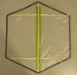 Making the MBK Indoor Rokkaku kite