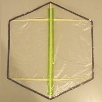 The MBK Indoor Rokkaku Kite.