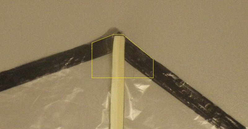 Making the Indoor Sled kite - Step 4b