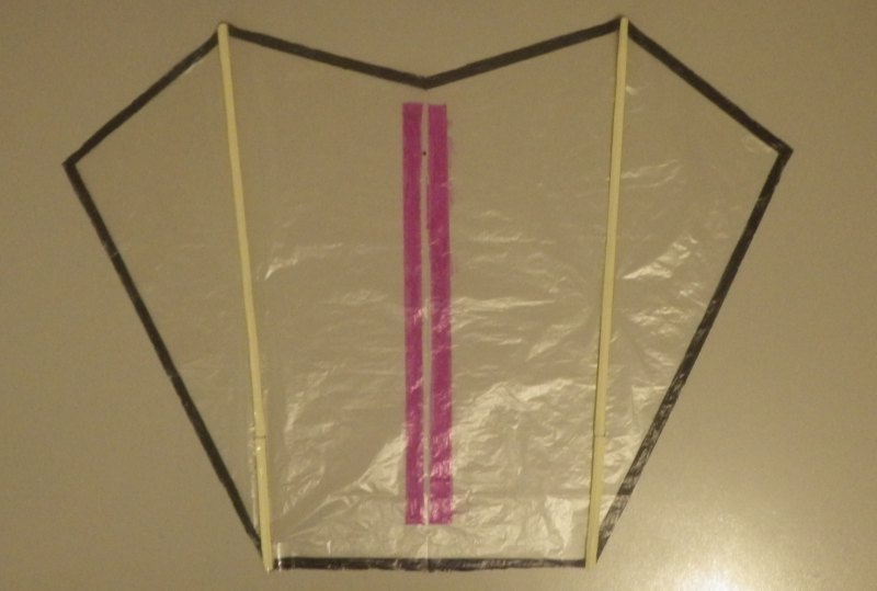 Making the Indoor Sled kite - Step 4d