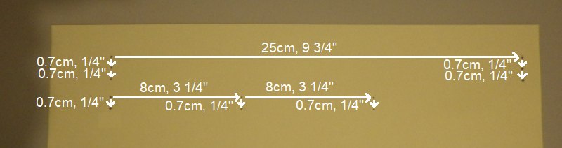 Making the Indoor Sled kite - Step 3a