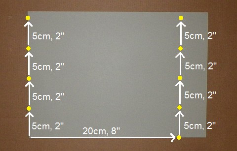 Making the Minimum Tetra kite - Step 2a