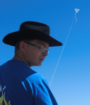 In flight at 400 feet