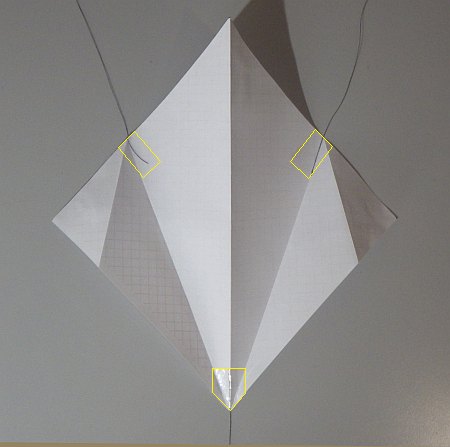 Origami kite - step 8 Origami kite - step 8