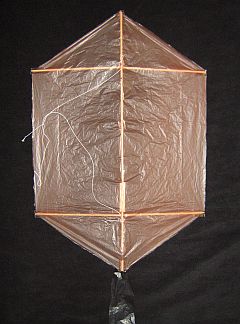 Rokkaku Kite Plans - 1 skewer front