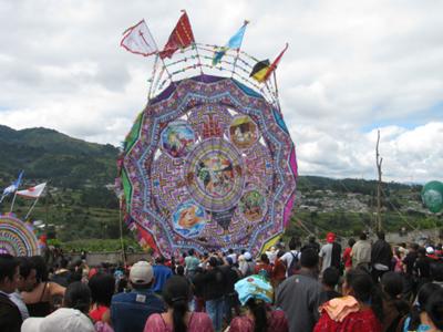 A traditional giant kite from Guatemala.