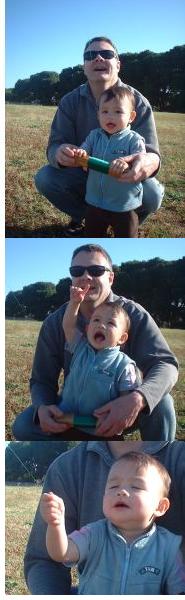 Tim and Aren flying the Windjam Delta kite.