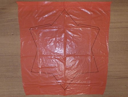 Skewer Star kite - step 3