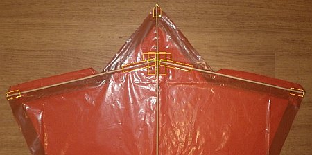 Skewer Star kite - step 5