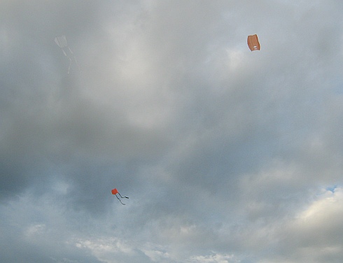 The earliest version of all 3 MBK sleds in the air at once.