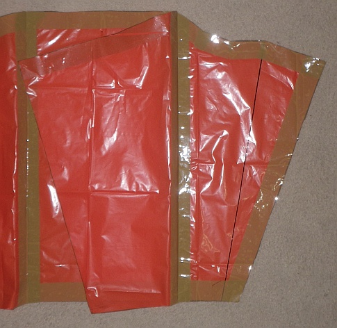 MBK Soft Sled kite - cell flipped and inner seam taped again