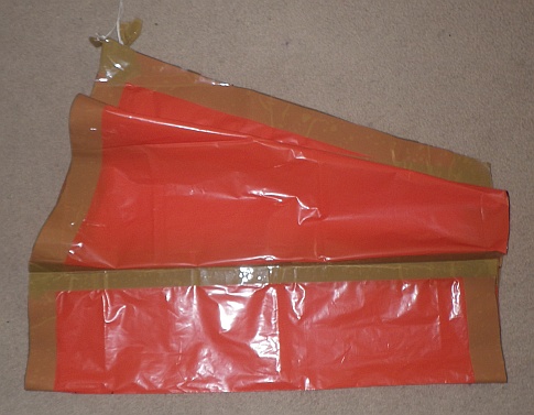 MBK Soft Sled kite - folded in half