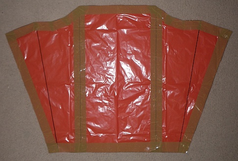 The Soft Sled kite - cut-out sail. MBK Soft Sled kite - cut-out sail
