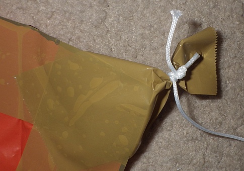 MBK Soft Sled kite - towing point tied