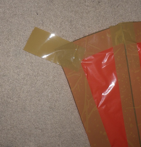 MBK Soft Sled kite - towing point tape 1