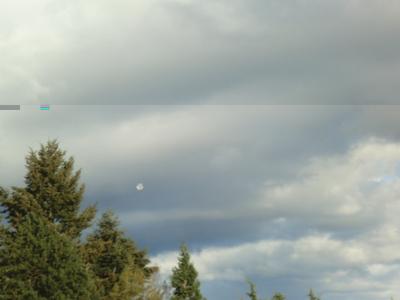 Here's the kite about 15 seconds after it broke loose.